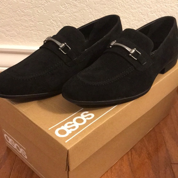 asos mens suede loafers